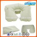 pvc flocking air neck pillow u-shape soft neck rest